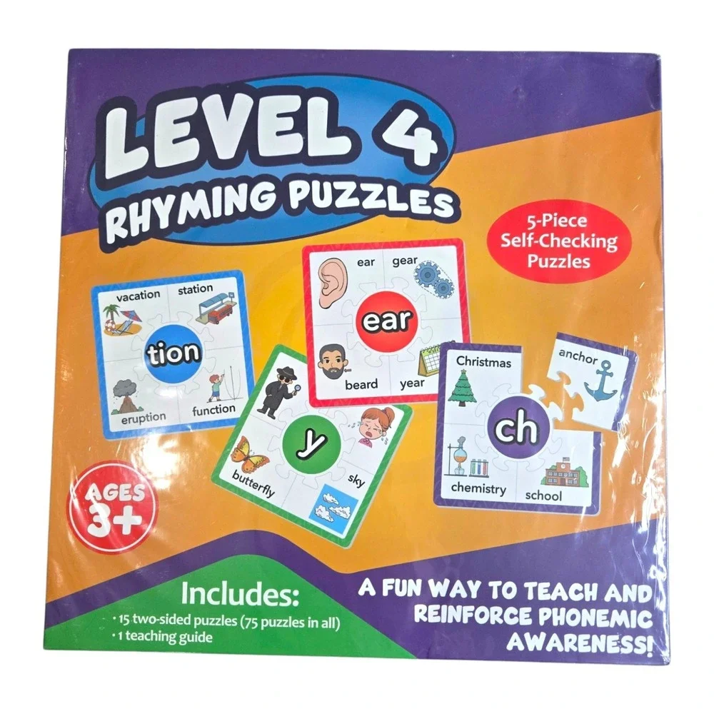 Level 4 Rhyming Puzzles Age 3+